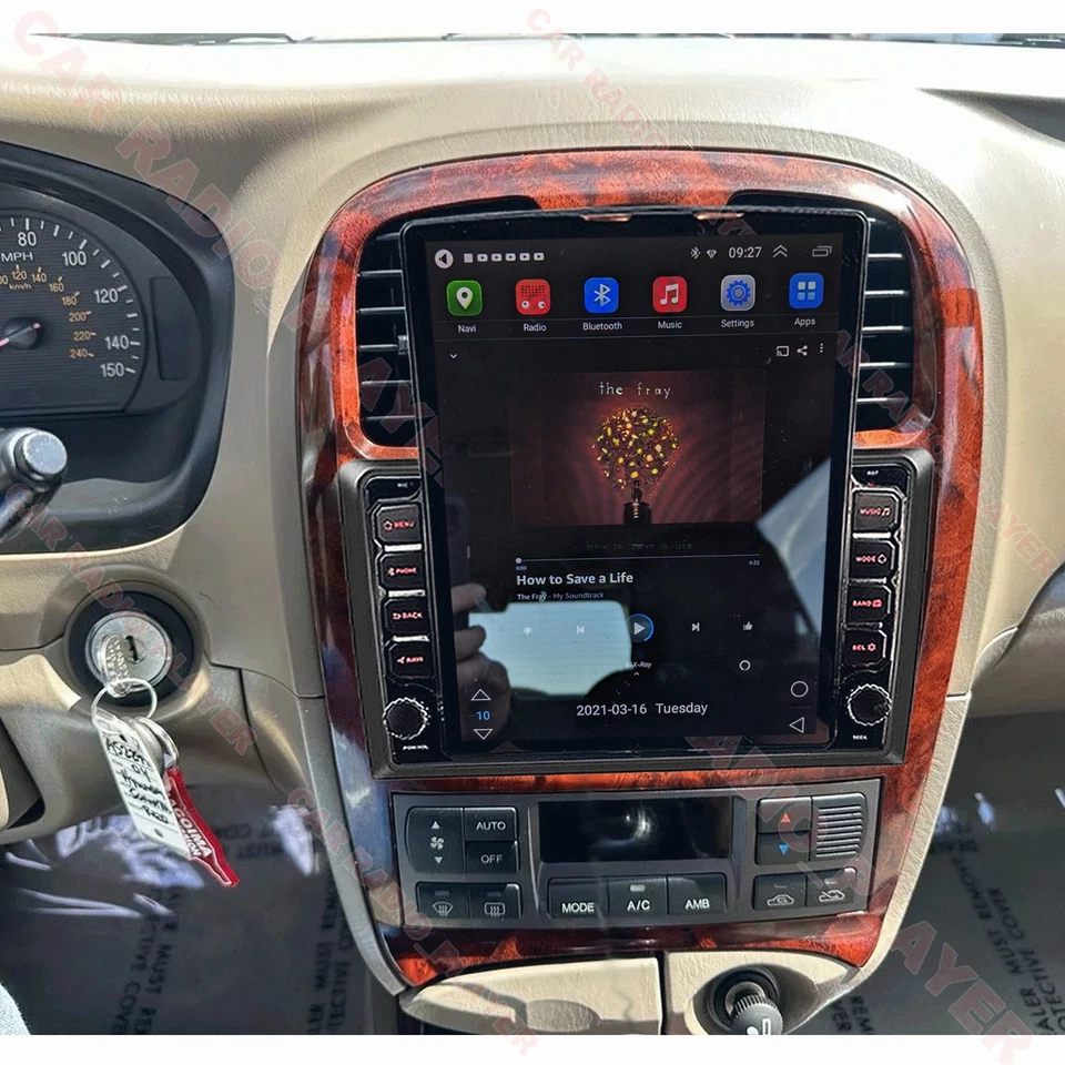 Wireless CarPlay Android13 Car Radio GPS FM BT +CAM For Hyundai Sonata 1999-2005 - Image 4 of 4