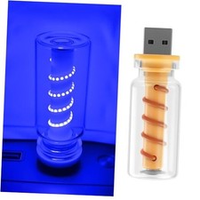 USB Light for Car, Touch Dimmable Retro Interior Lamp LED Ambient blue