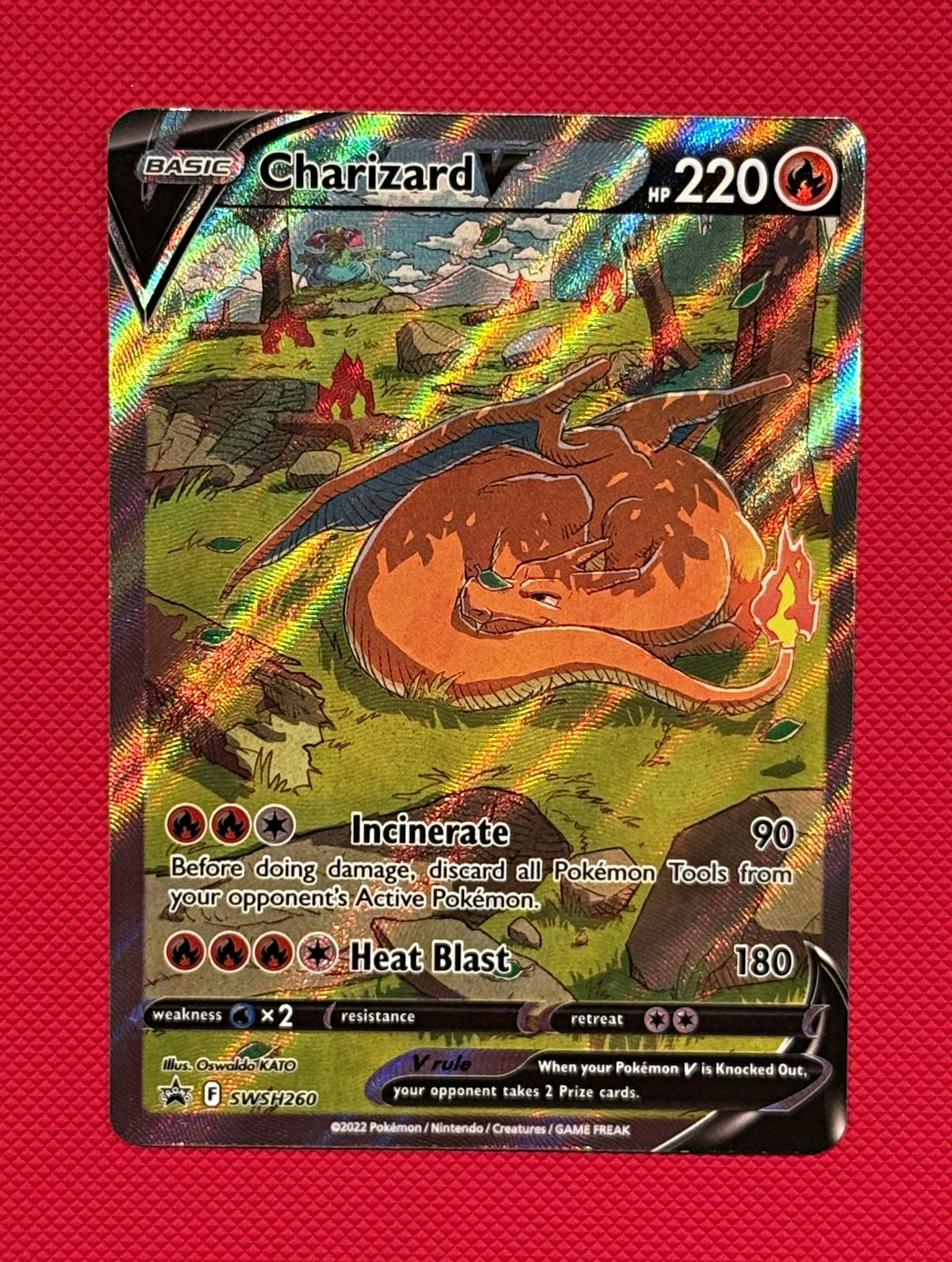Charizard V SWSH260 SWSH Promo Holo Promo 220 HP 2022 EN Pokemon TCG