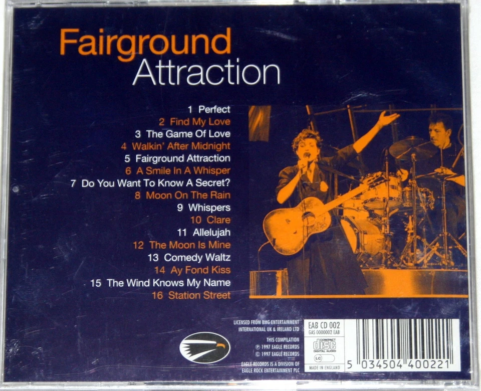 FAIRGROUND ATTRACTION The Masters CD 1997 NEU verschweißt Best of Eagle Records - Bild 2 von 2