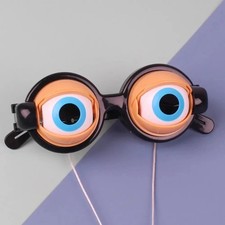 Party Toy Adult Kids Funny Wink Glasses Eyewear Crazy Eyes Props Crazy Blink