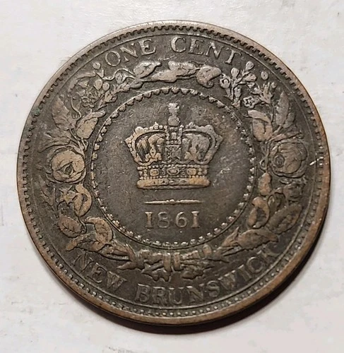 1861 Nova Scotia One Cent — photo from the most recent tracked eBay sale