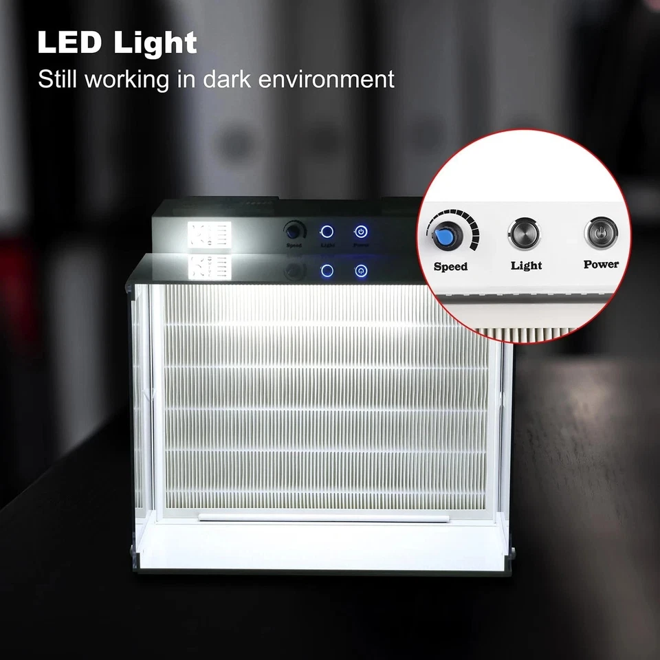 Laminar Flow Hood with HEPA H12 Filter,FFU,17.3" x 14.8" x 14.8" Laminar Flow Ho - Image 2 of 4