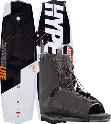 HYPERLITE Wakeboard Set Wakeboardbindung STATE 2.0 140 2025 inkl. FREQUENCY