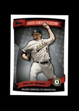 2010 Topps Update Peak Performance #PP-122 Dallas Braden Oakland Athletics