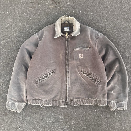 Vintage USA Carhartt Detroit XL Brown - Image 1