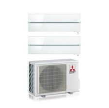Condizionatore Mitsubishi Dual Inverter Kirigamine Style Msz-Ln 9+12Pearl White