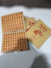 Lot Of 5 Completed Vintage Top Value Stamp Saver Book Elephant 1959 with stamps