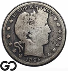 1895 Barber Half Dollar