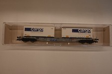 Fleischmann HO 5241 K Container Tragwagen CH SBB cargo mit Wechselbrücken    OVP