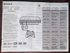 2002 SONY PLAYSTATION 2 INSTRUCTION MANUAL PS2 SCPH-39001