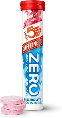 HIGH5 ZERO Caffeine Hit ElectrolyteTablet - Hydration Tablets- Berry