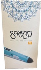SCRIB3D P1 3D Printing Pen with Display - Includes 3D Pen, 3 Starter Colors of