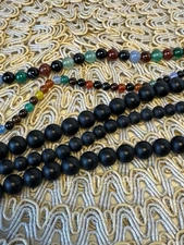 5 Strands Onyx Bead Strands Variety Lot of 5 NWT