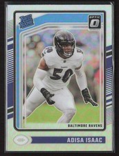 Adisa Isaac 2024 Donruss Optic #202 Holo Baltimore Ravens