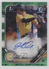 2019 Bowman Chrome HTA Green Atomic Refractor 51/99 Jared Oliva #CPA-JO Auto 9ad