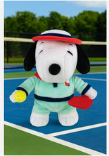 Pickleball Snoopy Summer CVS 2024 Peanuts 11" Plush BRAND NEW WITH TAGS