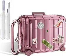 KOREDA AirPods Pro Case Cover Suitcase Design with Keychain