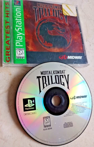 PLAYSTATION 1 PS1 MORTAL KOMBAT TRILOGY GREATEST HITS VIDEO GAME CIB COMPLETE