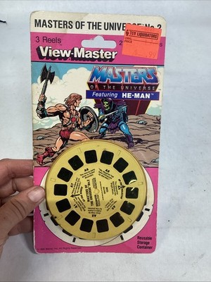 Vintage NOS View-Master Masters of the Universe He-Man 3-D Reels Sealed