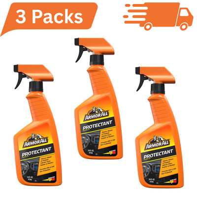 (3 pack) Armor All Ultra Shine Protectant Car Cleaning Spray - 16 fl oz