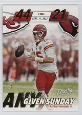 2023 Prestige Any Given Sunday Xtra Points Gold 11/75 Patrick Mahomes II 0hr