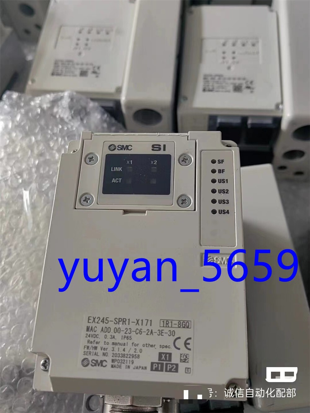 1 Pcs Used SMC EX245-SPR1-X171 by DHL or Fedex #1444 LY