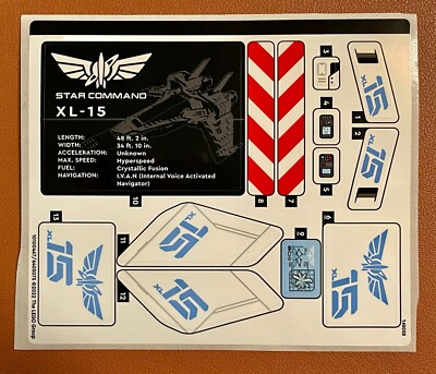 NEW LEGO | Sticker Sheet for Set 76832 Disney Lightyear XL-15