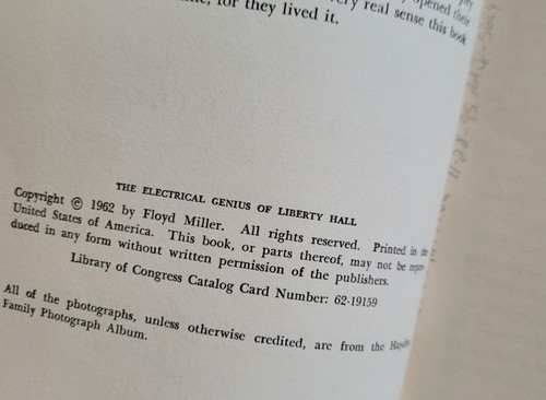 THE ELECTRICAL GENIUS OF LIBERTY HALL Charles Proteus Steinmetz Floyd Miller 1st - Picture 8 of 11