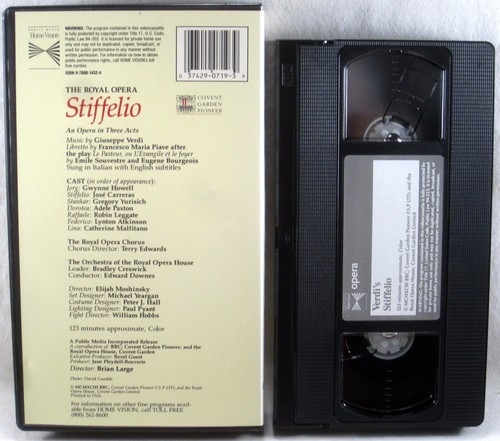 3 VHS BOXED SET La Boheme PAVAROTTI Otello DOMINGO Carreras STIFFELIO TEN-040 - Imagen 4 de 9