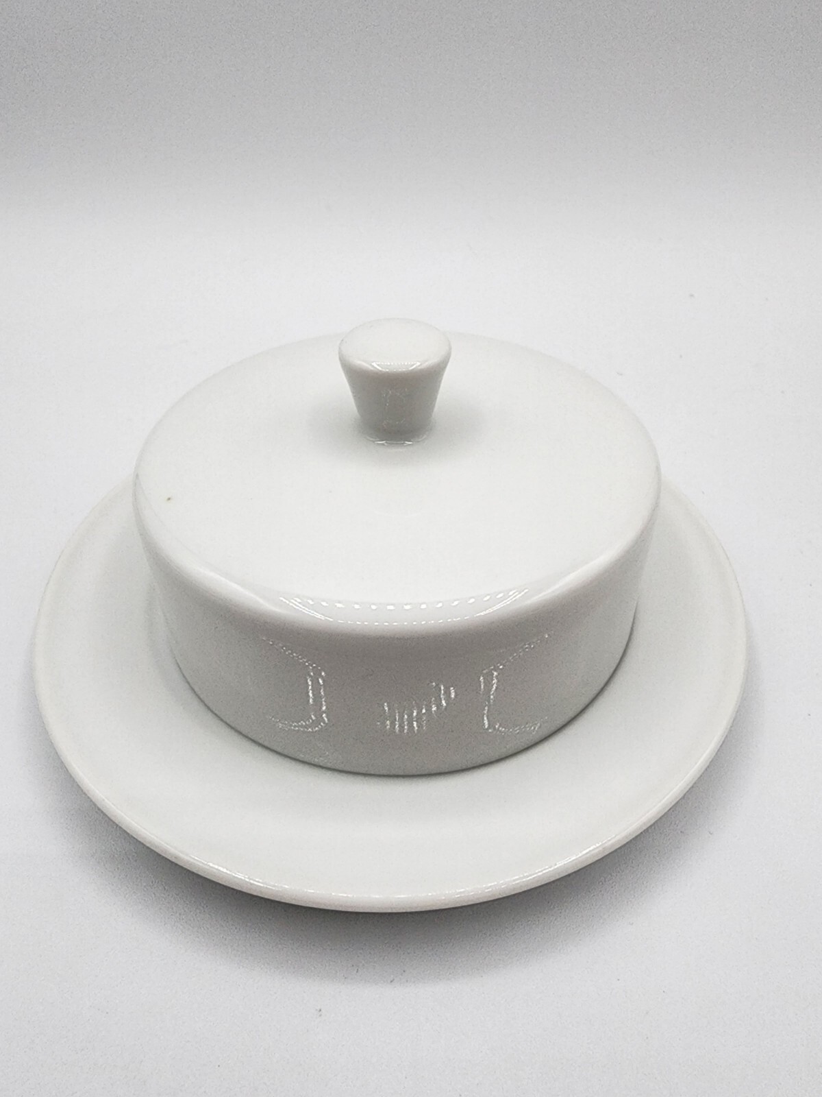 Holiday china made in Germany Round butter dish eBay