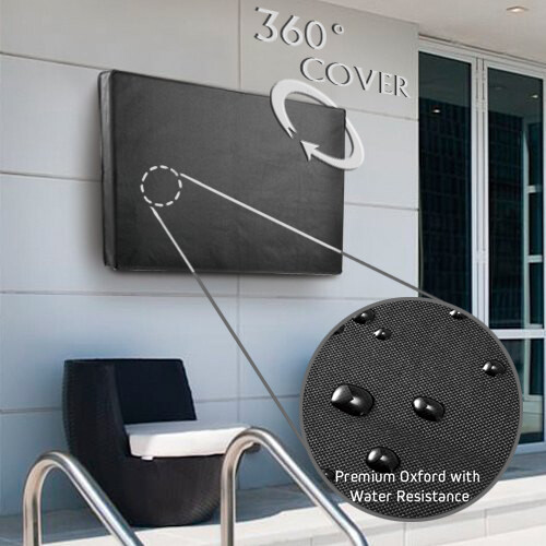 Premium Outdoor Weatherproof Water Resistant LED TV Cover Protector for 30-32"