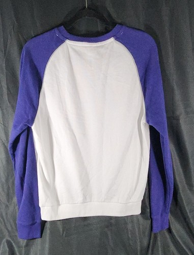 Victoria's Secret Pink Sweatshirt Size Small Purple Crew Neck Logo Love Pink - Picture 5 of 5