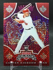 CARTER KIEBOOM 2019 CRUSADE PURPLE MOJO ROOKIE #10/75 NATIONALS G1