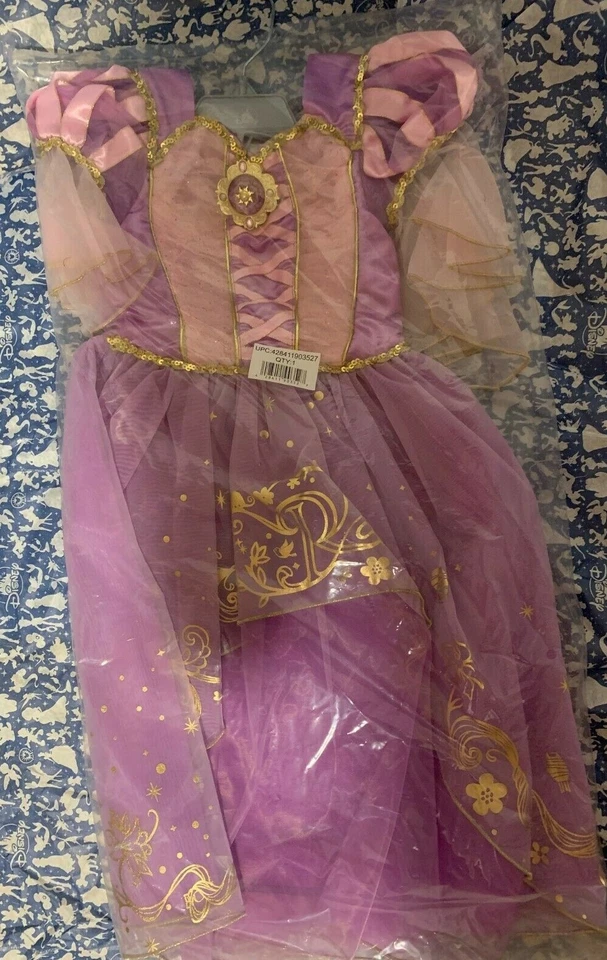 Nuevo Disfraz Disney Rapunzel Enredado para Niños Talla 3 con etiquetas Foto 2 de 4