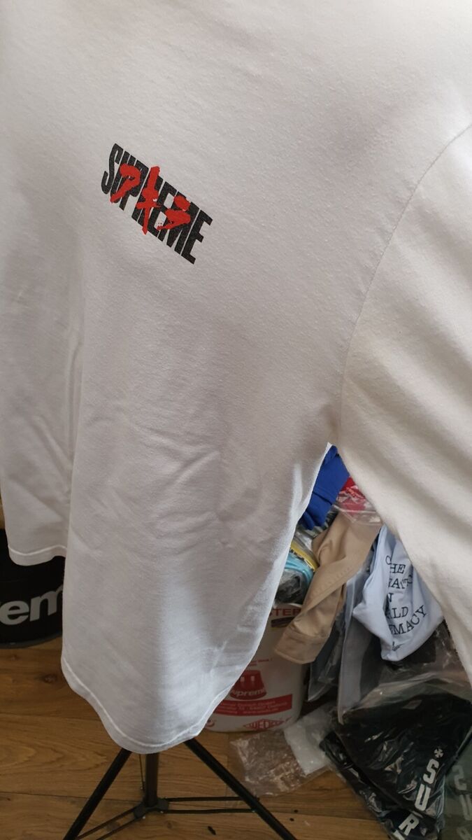 FW17 Supreme Akira Neo-Tokyo L/S tee white Long sleeve FW17 Supreme Akira Neo-Tokyo L/S tee white Long sleeve