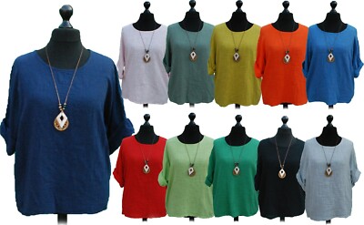 Italienisches Lagenlook schlichtes bauchfreies Oberteil Sommer lässig Tunika Shirt Bluse für Damen