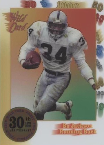 Bo Jackson 1/1 Artist Proof Gold Vinyl 2026 Wild Card Sweet Wild