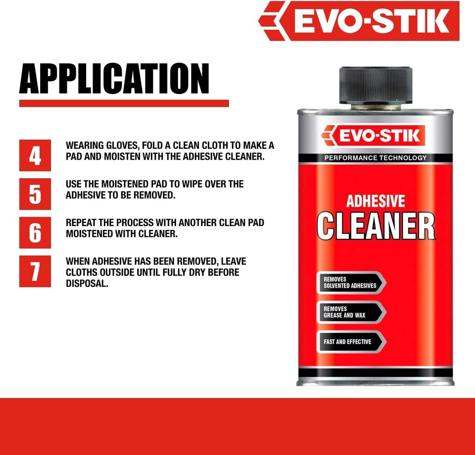 Bostik Evo Stik Impact Contact Adhesive Cleaner Remover 250ml Tin eBay