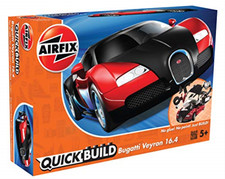 Airfix J6020 Quick Build Bugatti Veyron Model, BlackRed | eBay