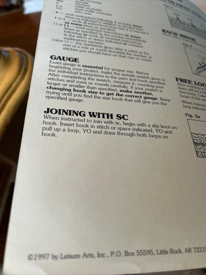 1997 Leisure Arts A year of Afghans Leaflet #2939 Crochet Pattern Book Eight - Image 2 of 4