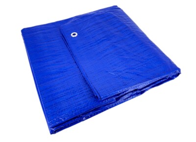 Cover Tarp Fabric Tarp Boat Tarp Car Tarp Wood Tarp 3M X 4M 12M² 60G/M² Blue