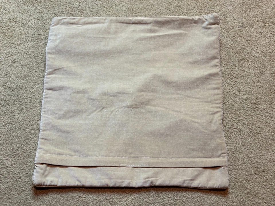 NEW Wool Needlepoint Pillow Cover French Countryside House Fishing Horse 18" - Image 4 of 4