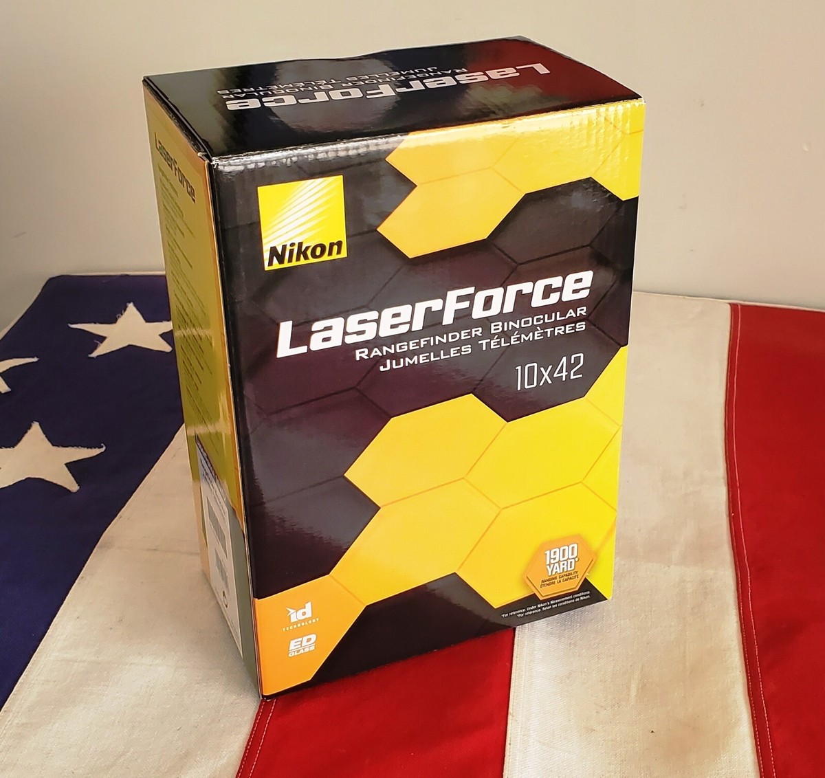 Nikon Laserforce Rangefinder Binocular 10X42 1900 Yard #16212