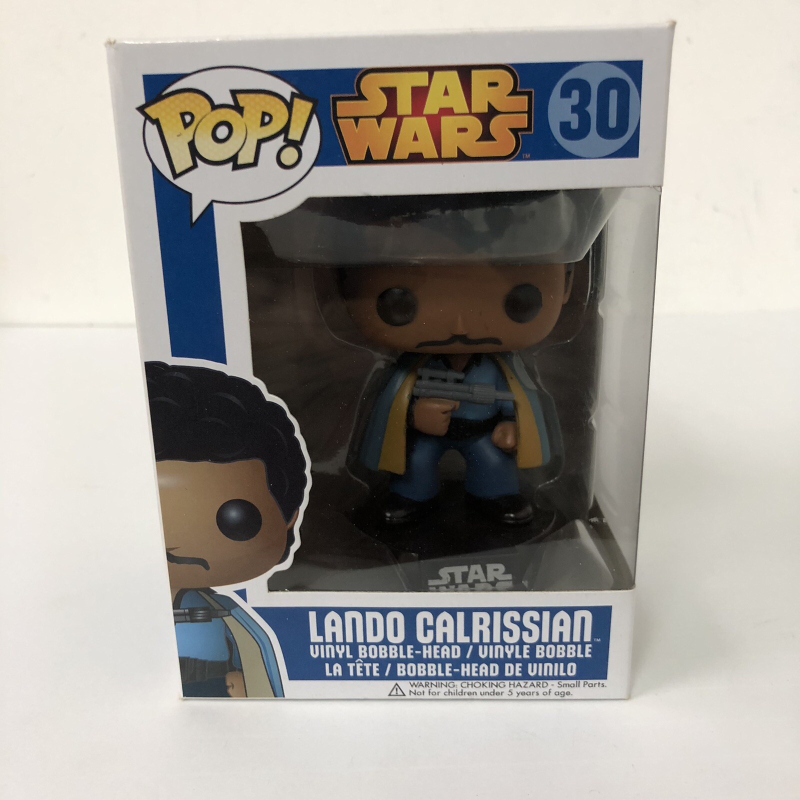 Funko Pop Star Wars 30 Lando Calrissian Original Caja Azul Rara/Bóveda Auténtica