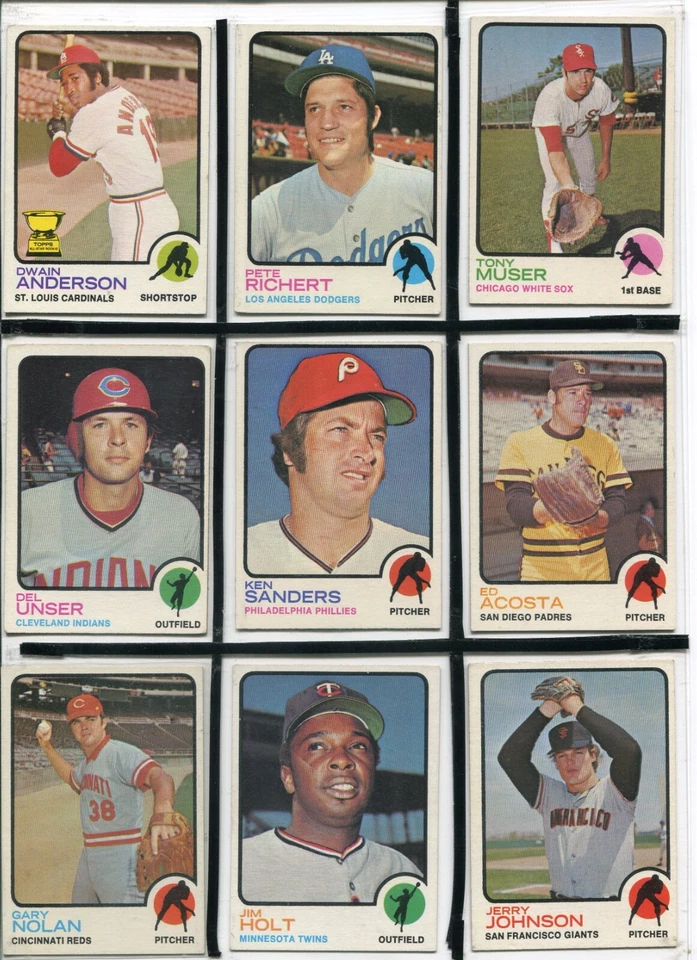 *R - Lote de 29 cartas Topps 1973: Willie McCovey, Bobby Murcer, George Scott, etc. Foto 3 de 4