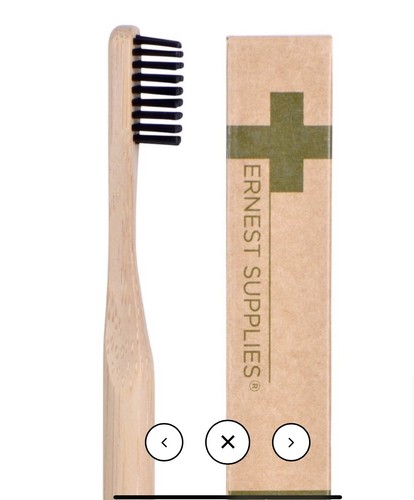 ERNEST SUPPLIES Charcoal Bristle Bamboo Toothbrush & MARVIS Mint Toothpaste LOT4 - Picture 5 of 5