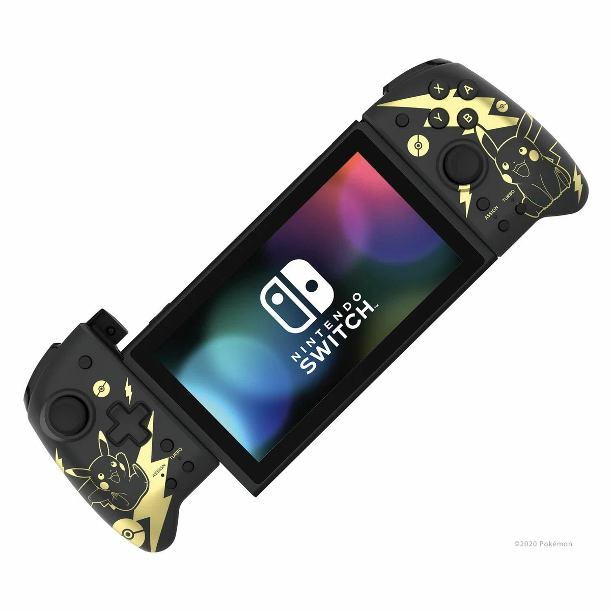 Nintendo Hori Black Split Official & Gold Switch Pro 810050910040 Pokemon: | Pikachu eBay Pad