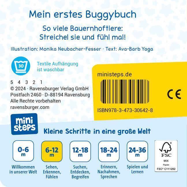 Thumbnail - Mein Erstes Buggybuch: Fühl Mal Bauernhoftiere | Ava-barb Yaga | Ab 6