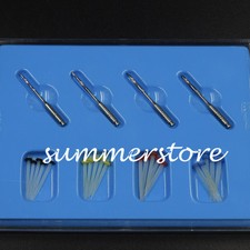 20 Pcs Dental High-intensity Straight Pile Quartz Fiber Resin Post & 4 Drills